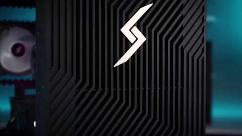 The Digital Storm bolt on a vented front panel