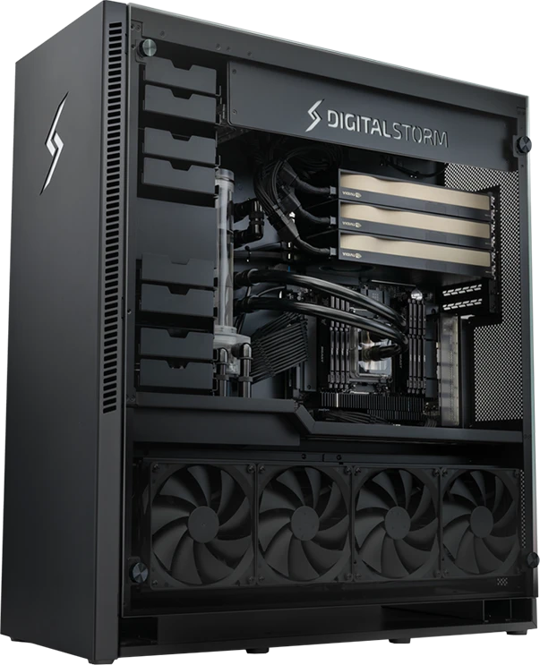 Aventum Pro workstation, AMD Threadripper PRO with 4× RTX PRO 5000 48GB