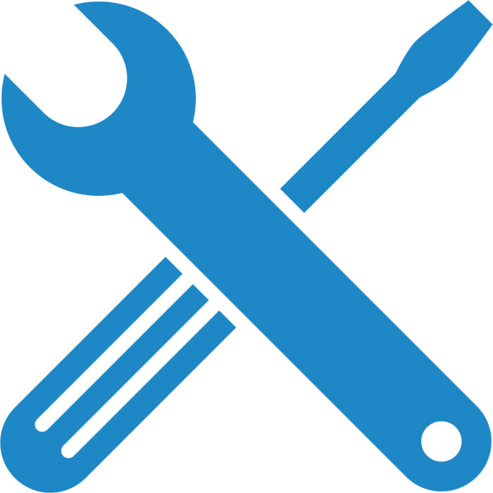 Blue toolkit drawing
