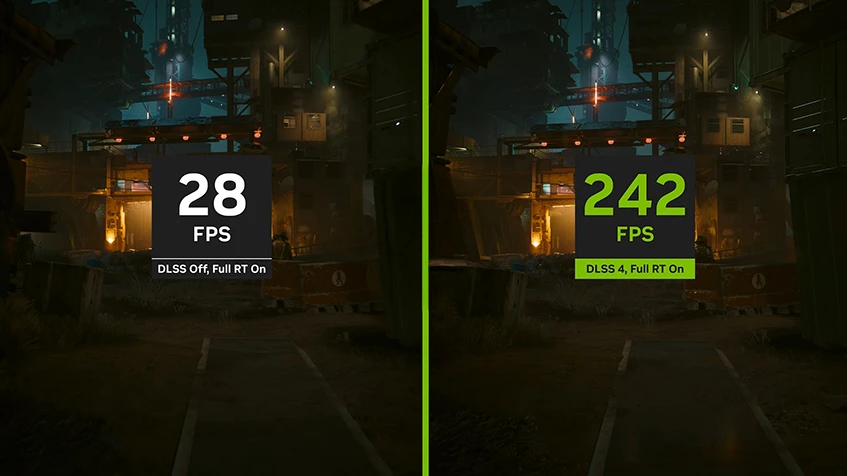 DLSS 4 FPS Comparison