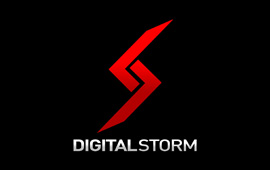 Digital Storm Vertical Black Logo