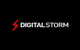 Digital Storm Horizontal Black Logo
