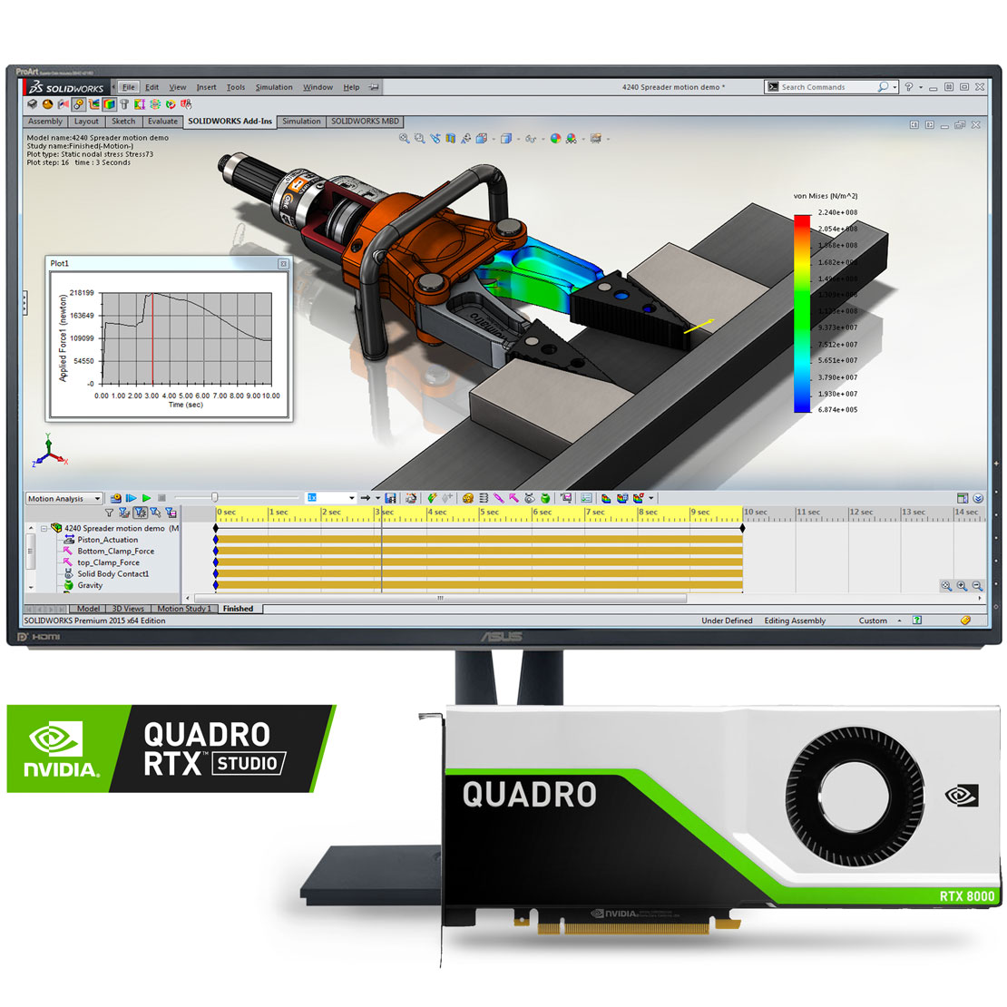 Video Editing Software running with Quadro RTX Studio